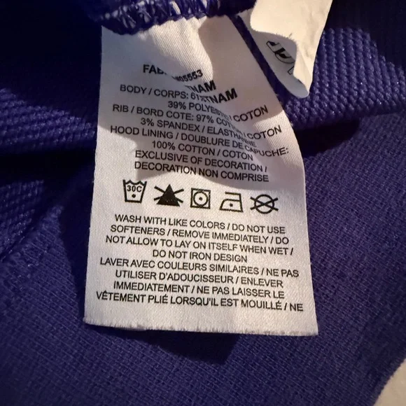 Nike Dri fit purple Looney Tunes Pullover Graphic Men's Hoodie - Picture 5 of 6